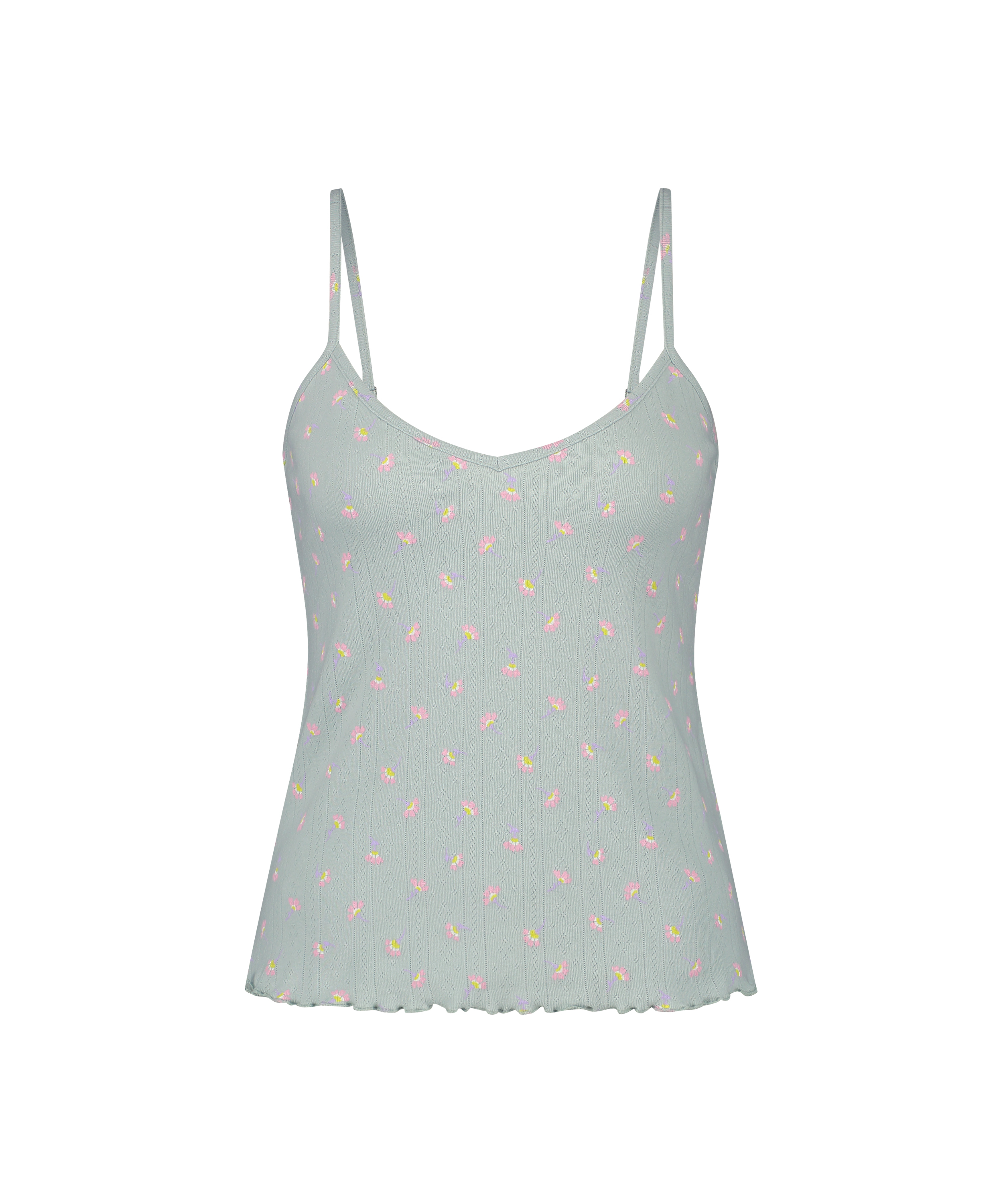 Cotton cami, Green, main