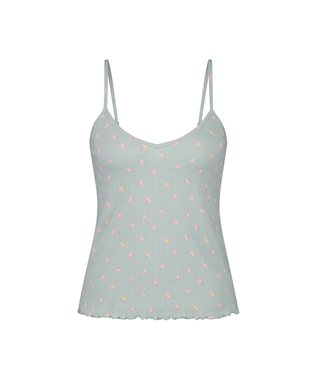 Cotton cami, Green