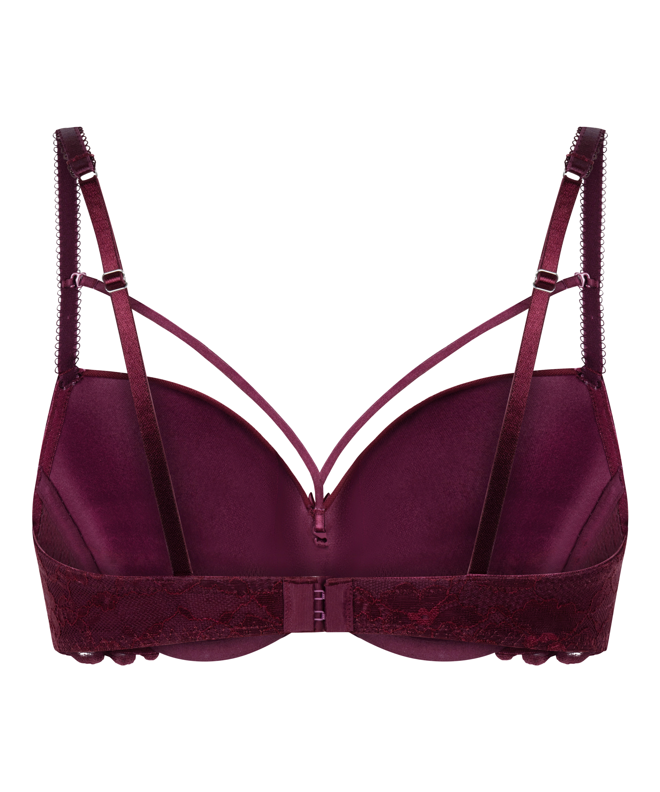 Isadora Padded Underwired Bra, Red, main