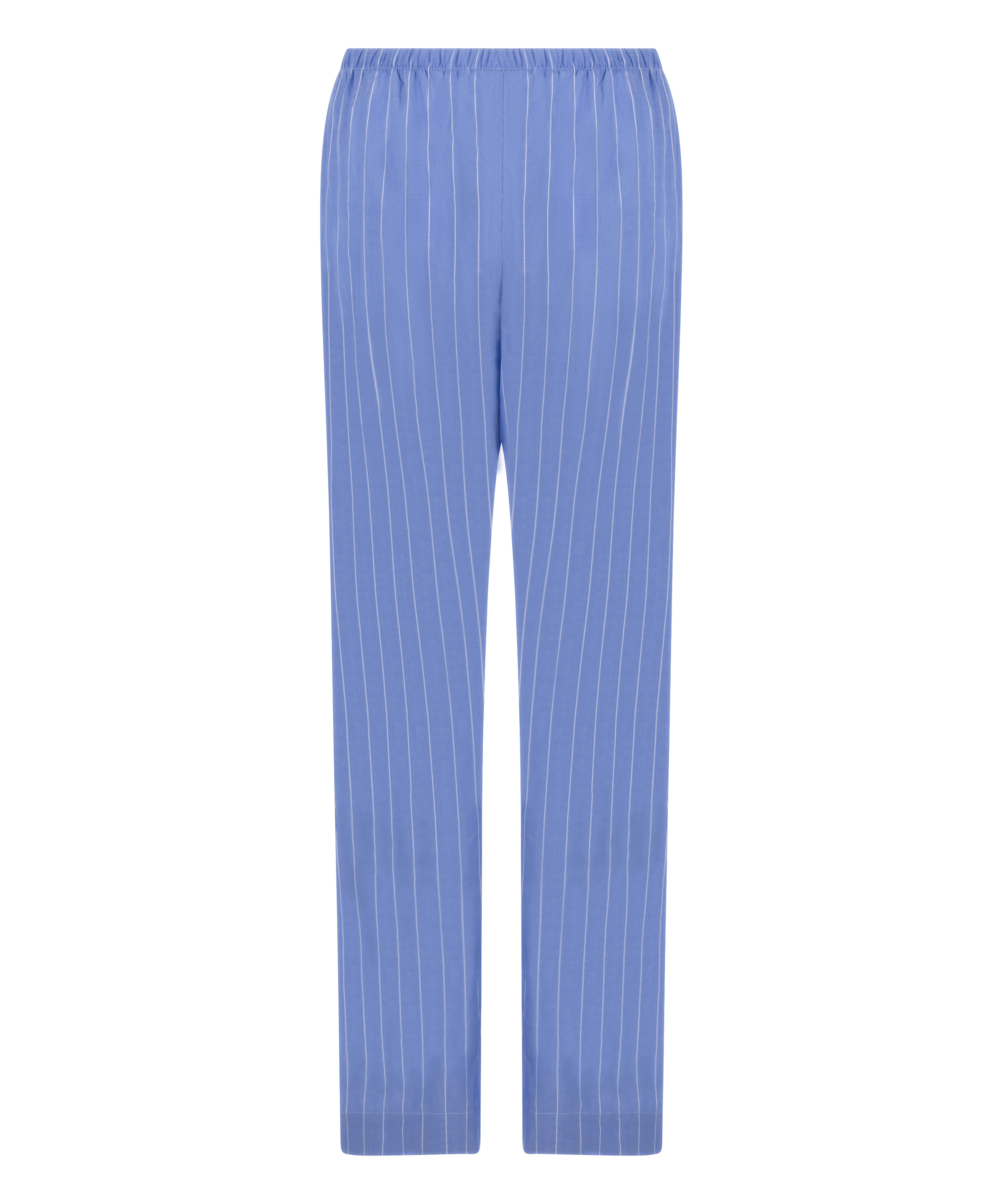 Pant Woven Cotton Stripe, Blue, main