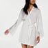 Satin Kimono, White