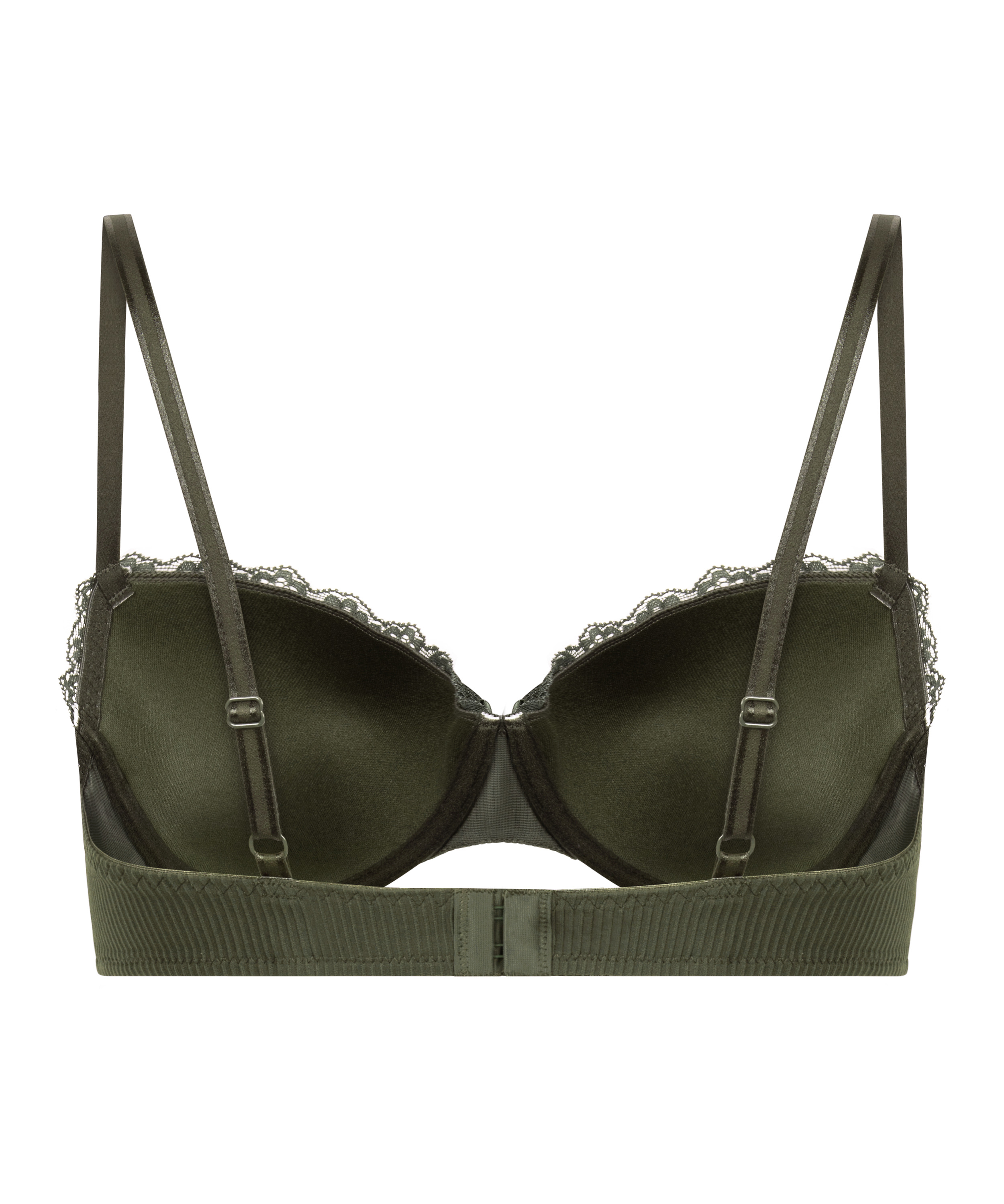 Lola Padded Underwired Bra, Green, main