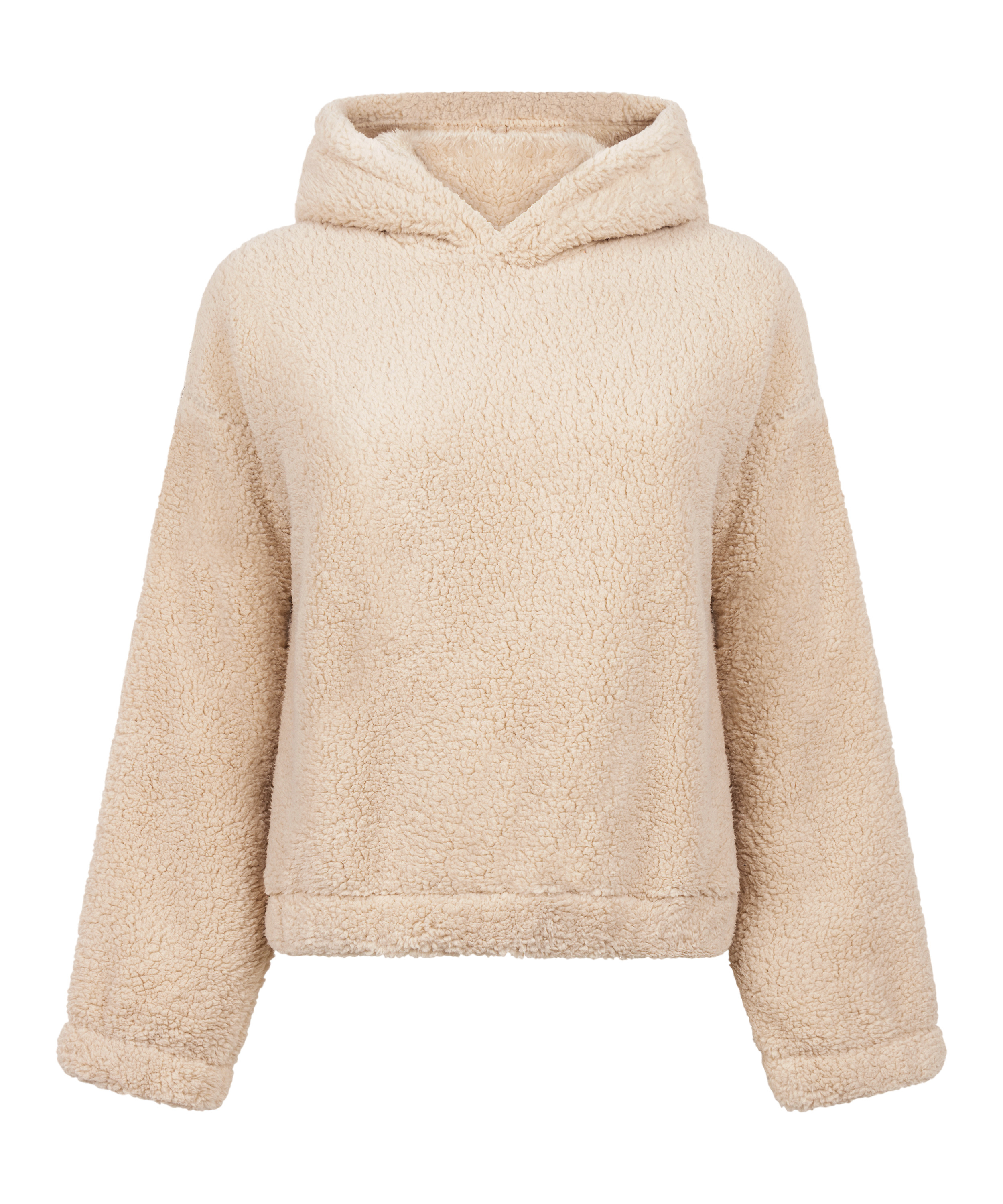 Snuggle Hoodie Fleece, Beige, main
