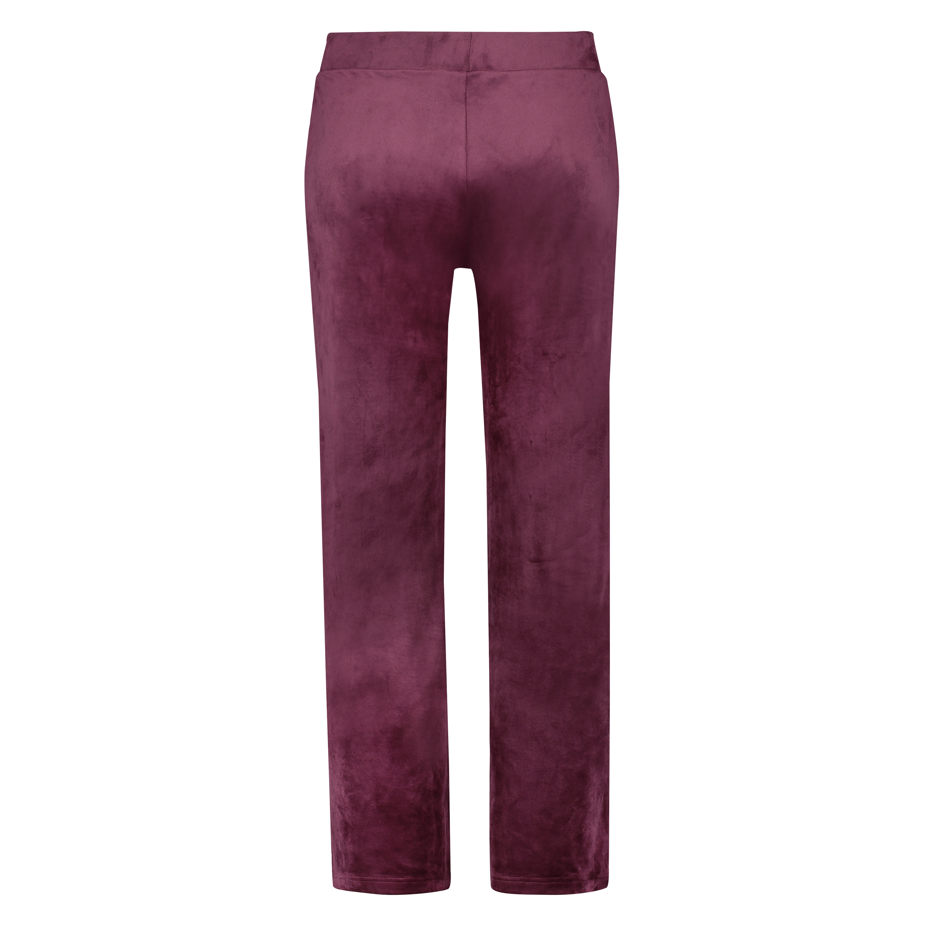 Tall Velours Pyjama Bottoms, Purple, main