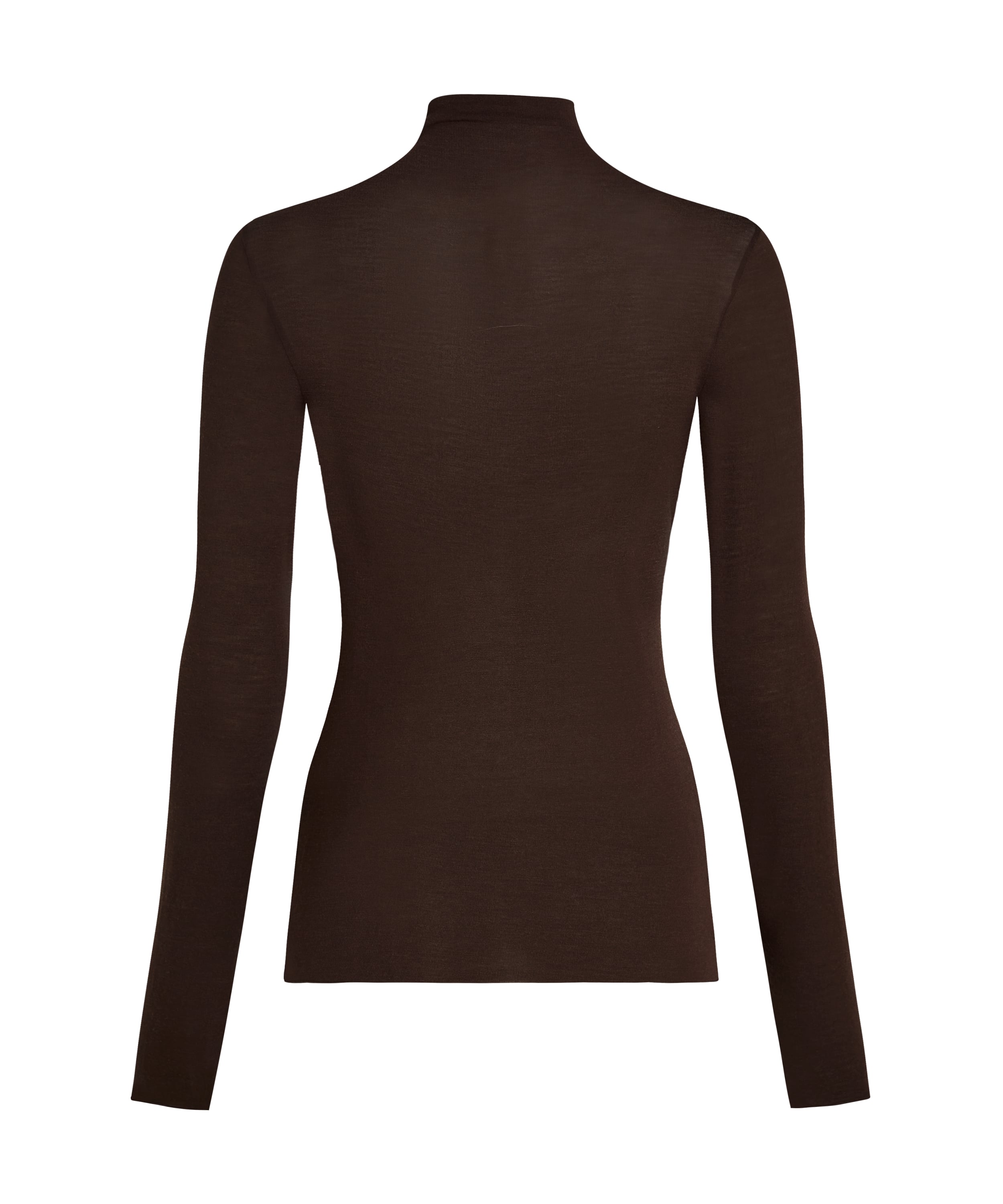 super soft Turtleneck Shirt with Cashmere, Brown, main
