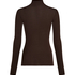 super soft Turtleneck Shirt with Cashmere, Brown