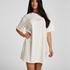 Roundneck Nightshirt, White