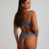 Elliena Extra Low V Thong, Blue