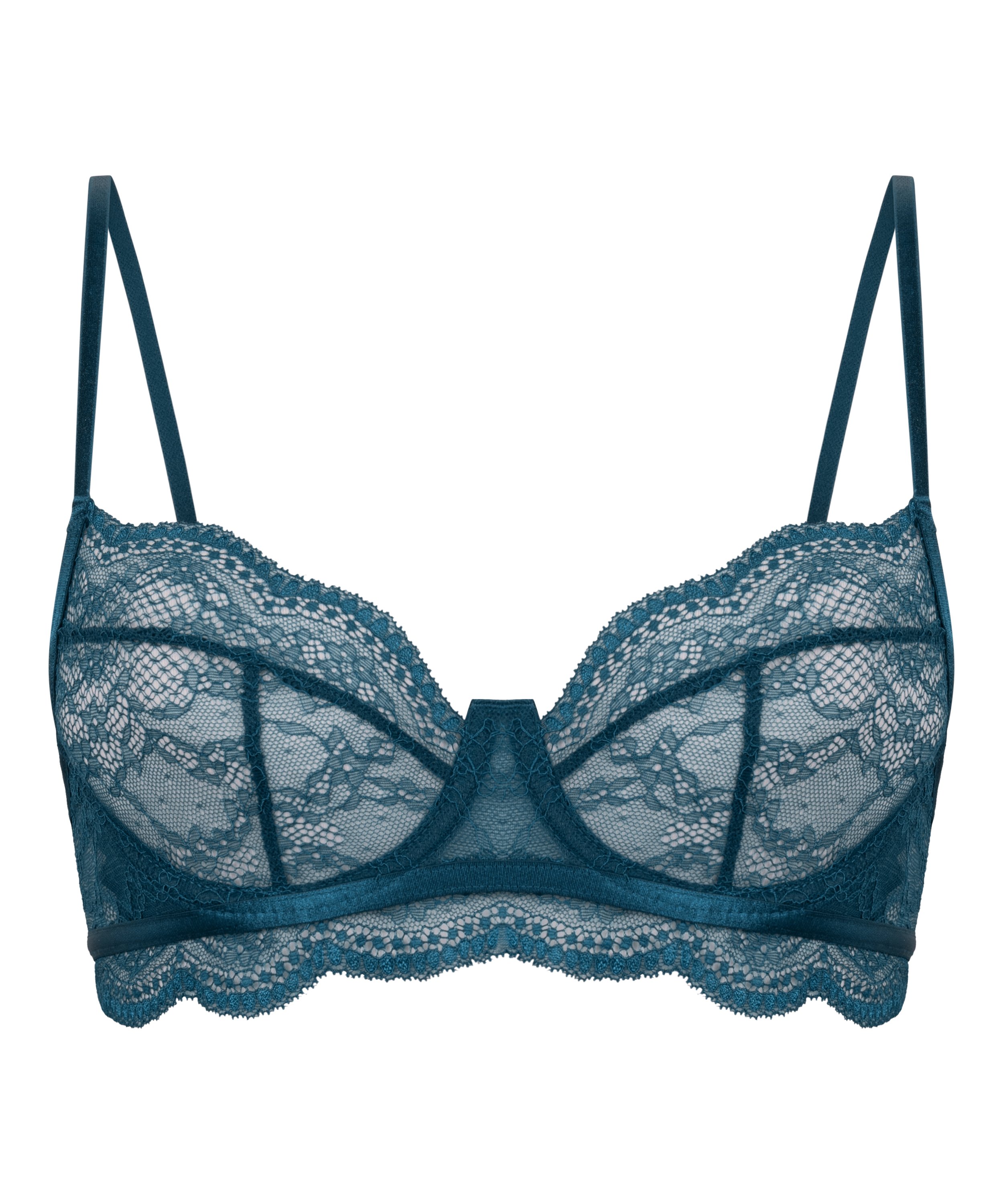 Isabelle Non-Padded Underwired Bra, Blue, main