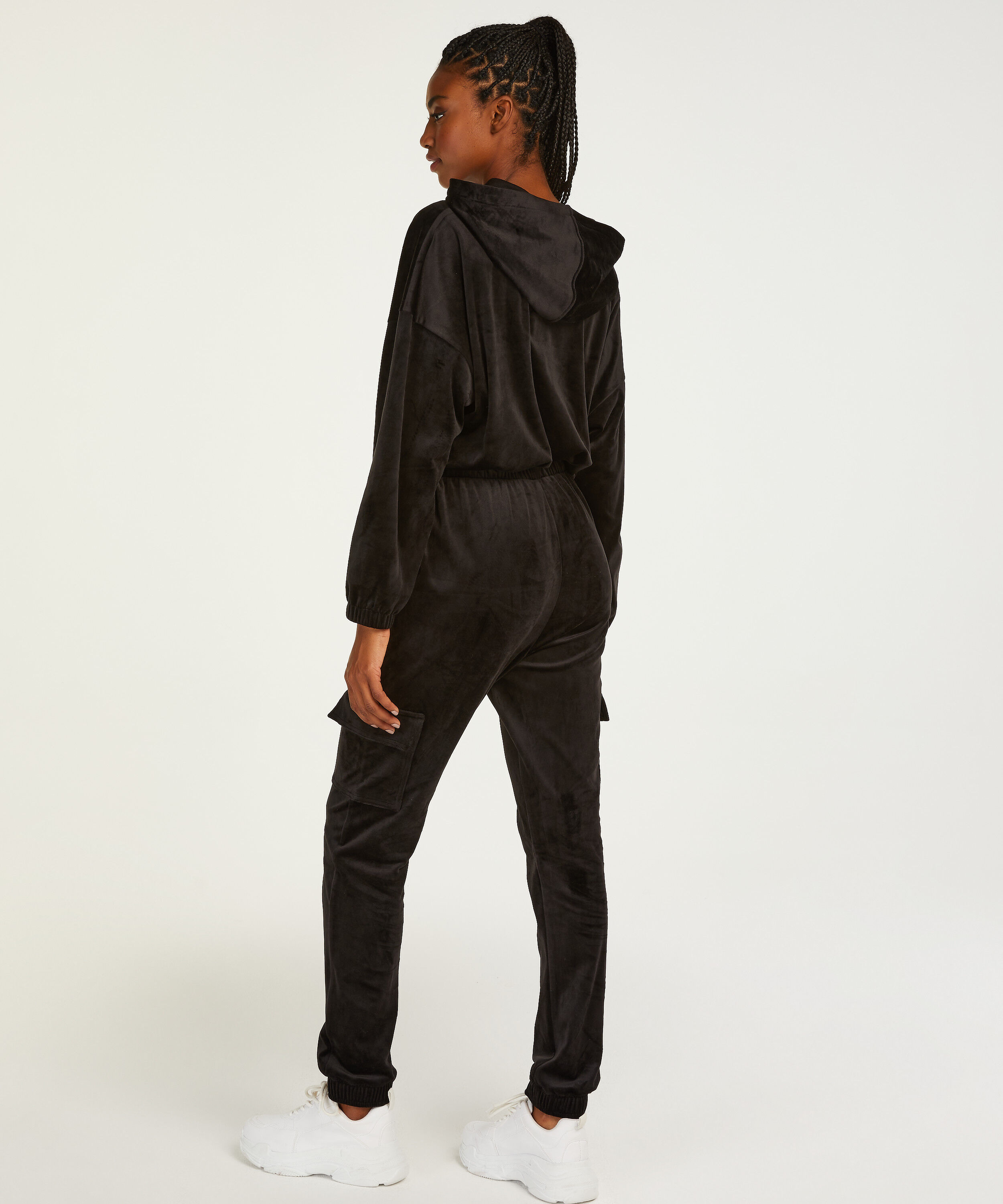 Velour Jumpsuit Hoodie for €15 