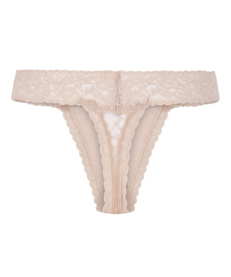 Madison Extra Low Thong, Beige