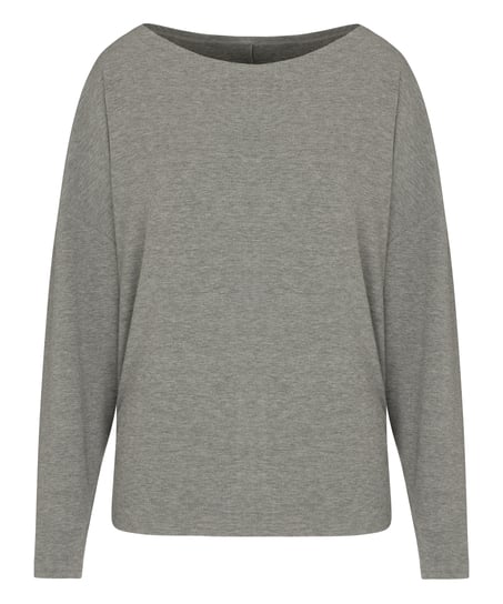 Top Long Sleeves Premium Rib Batwing, Gray