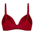 Mona padded non-underwired bra, Red