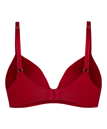 Mona padded non-underwired bra, Red