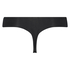 Invisible cotton thong, Black
