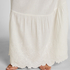 Embroiderd Skirt, White