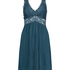 Nora Lace Slip Dress, Blue