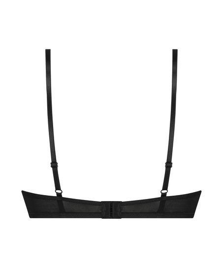 Lillian non-padded underwired bra, Black
