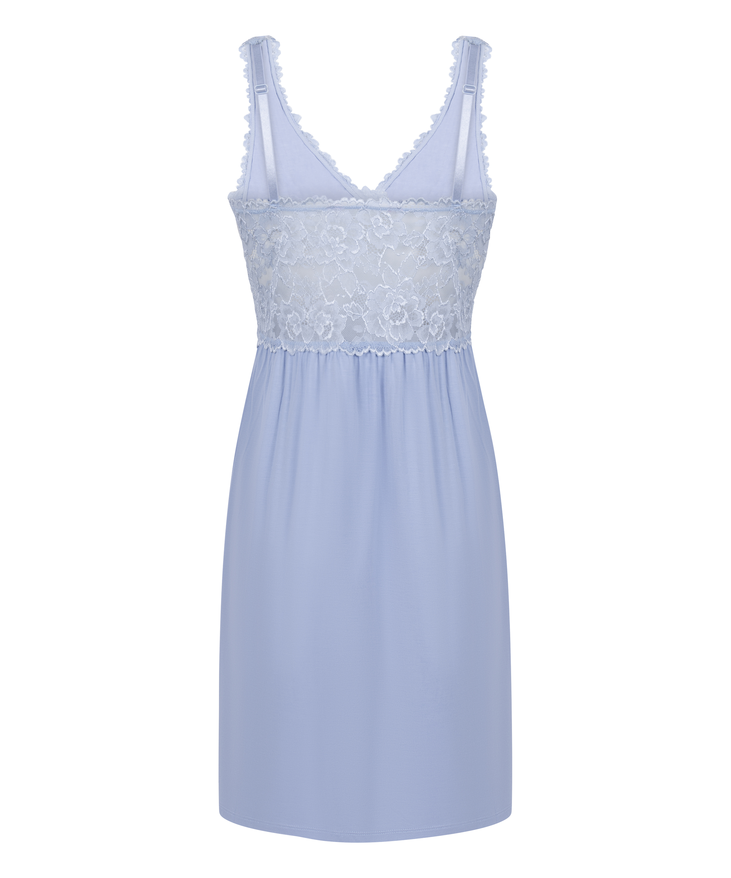 Nora Lace Slip Dress, Blue, main