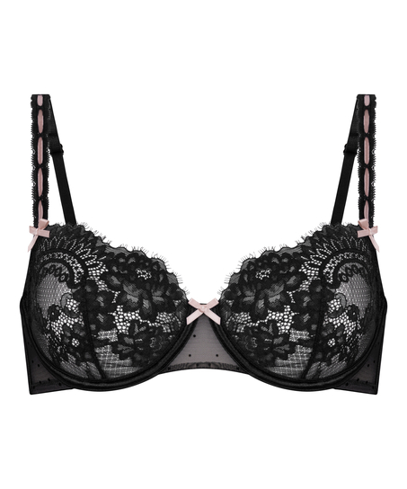 Dorothy Non-Padded Underwired Bra, Black