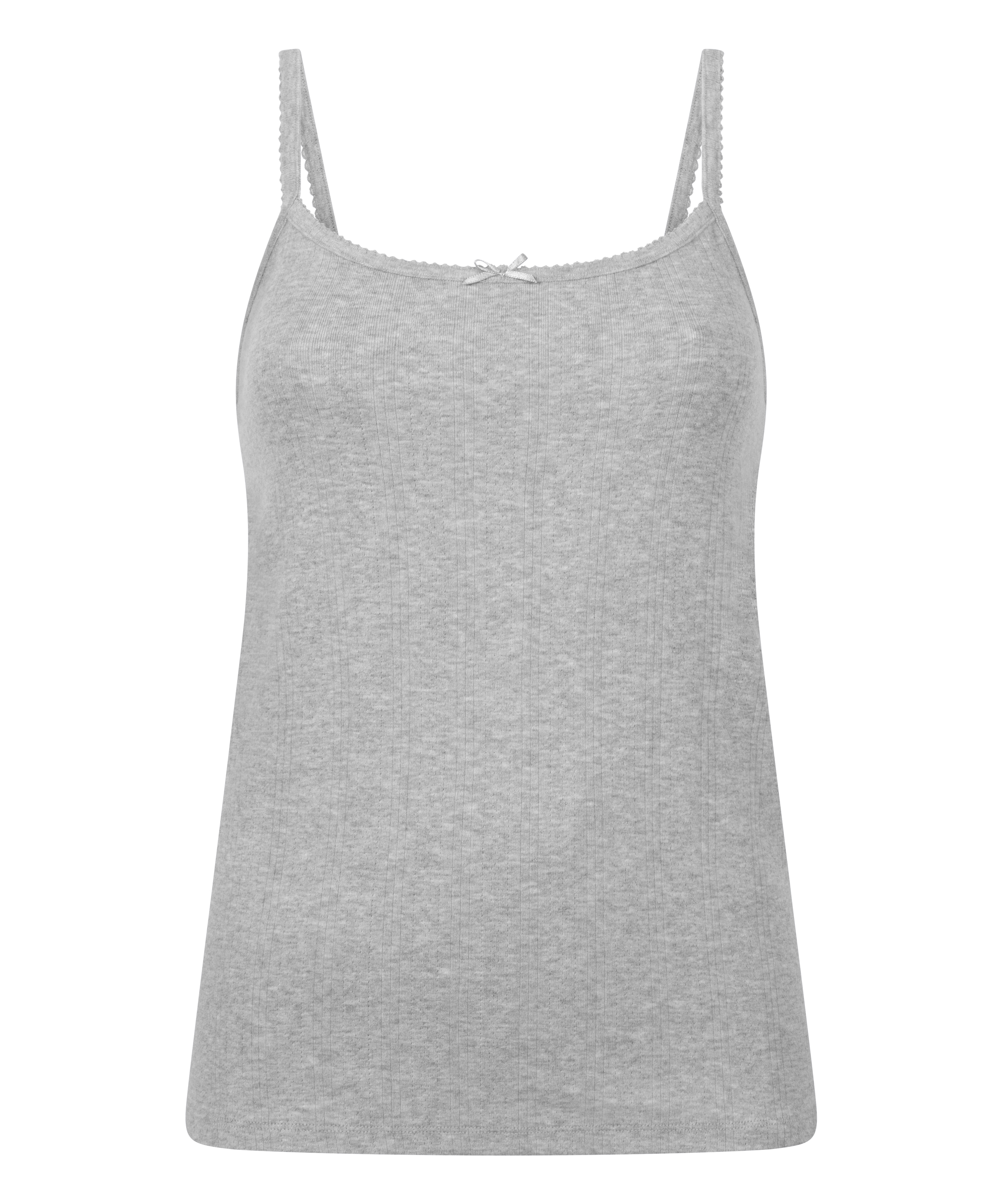 Cami Pointelle, Gray, main