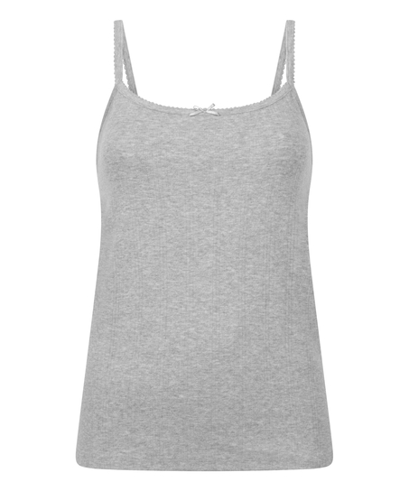 Cami Pointelle, Gray