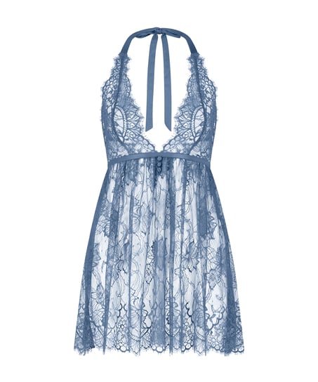 Magdalena Slip Dress, Blue