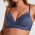 Sophie Padded Non-Underwired Bra, Blue