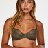 Non-Padded Underwired Bra Maya, Green