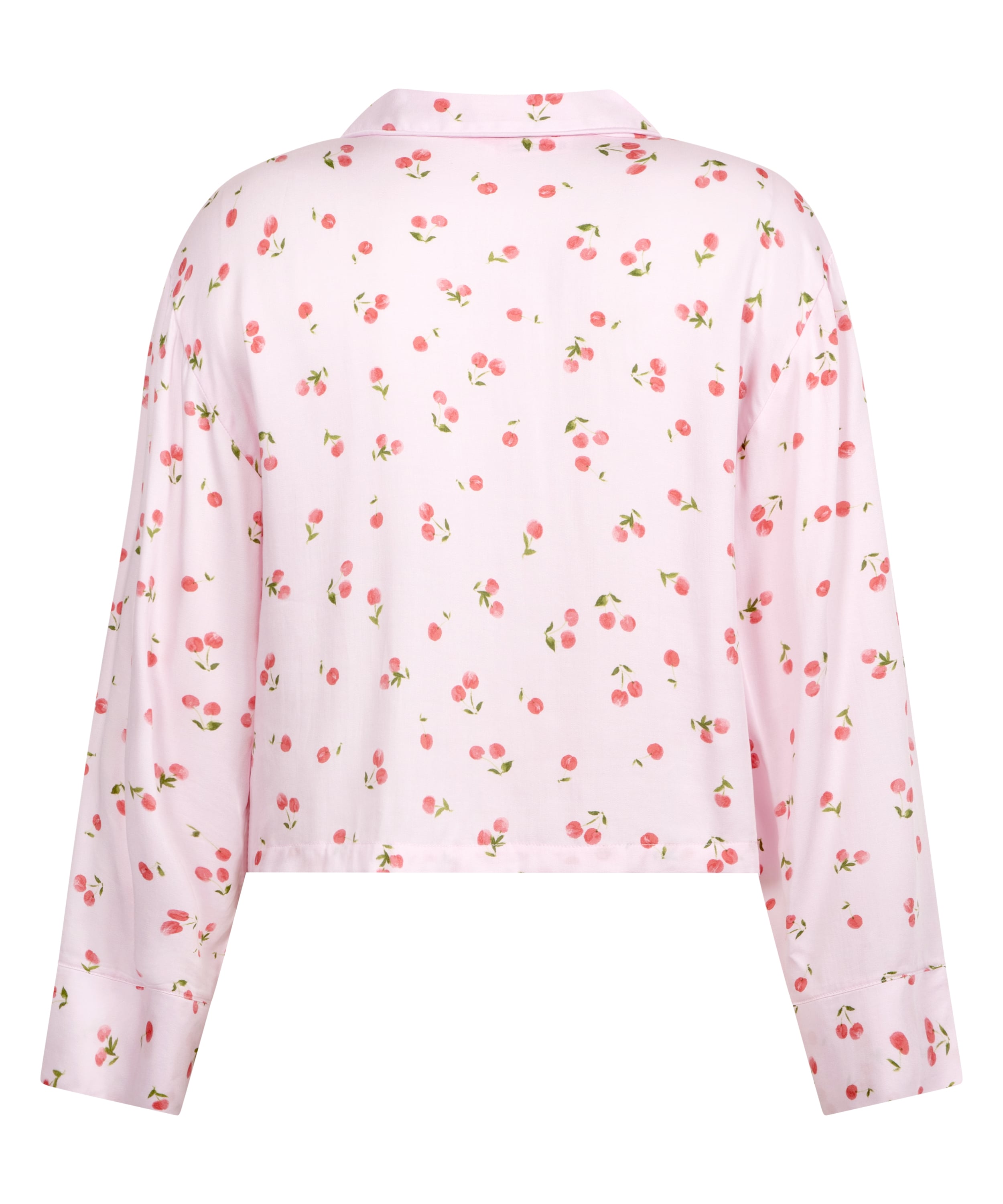 Satin Long-Sleeved Jacket, Pink, main