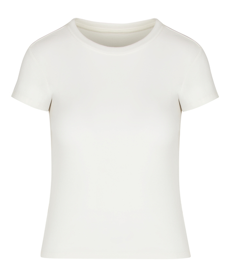 Shortsleeved Pyjama Top , White