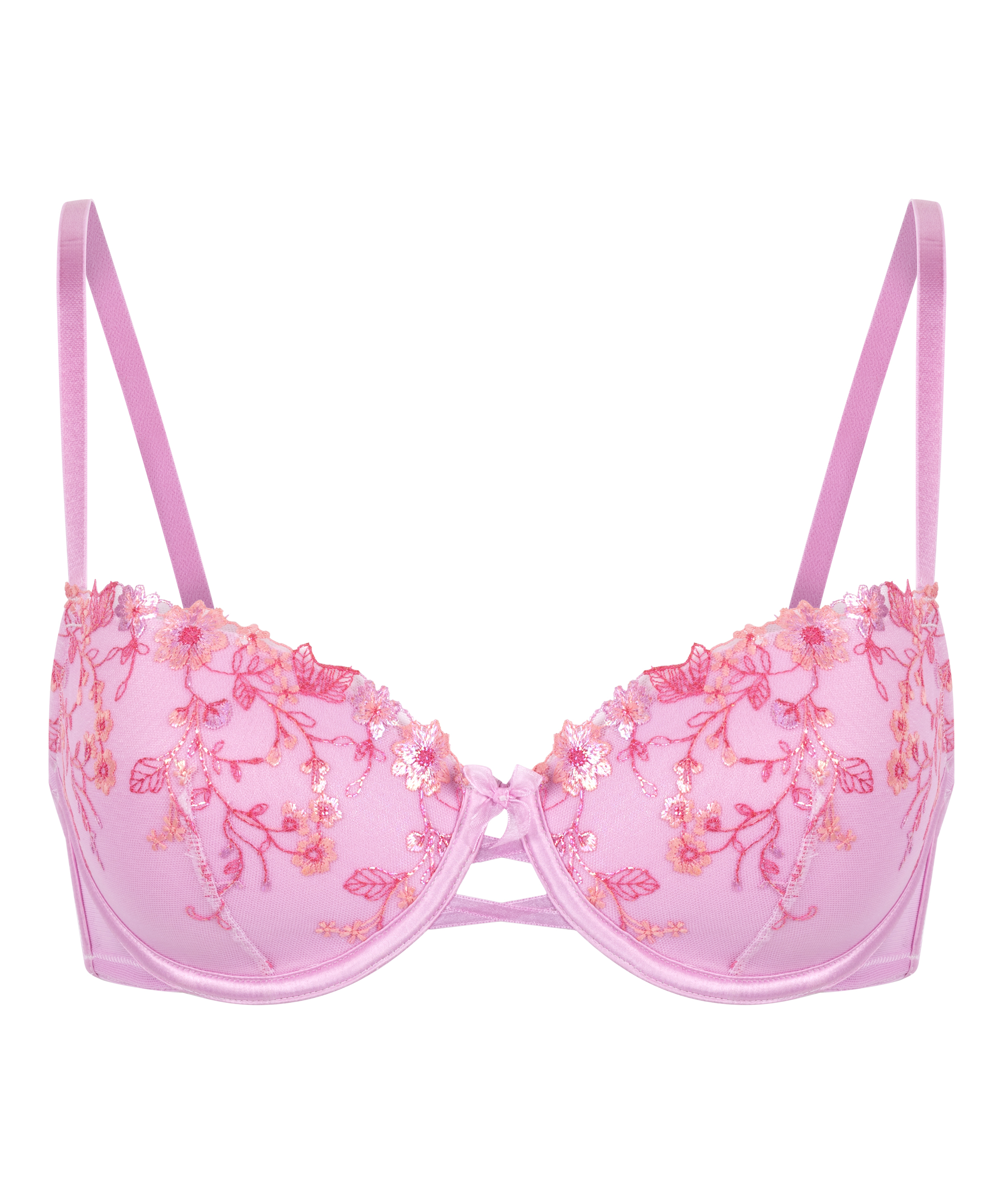 Lillia Padded Underwired Bra, Pink, main