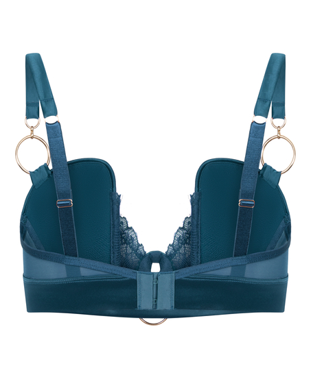 Marjolein Padded Underwired Longline Bra, Blue