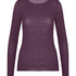 super soft Boatneck shirt with Cashmere, Purple