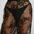Sunset Lace Balloon Pants, Black