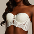 Jamie Padded Underwired Strapless Bra, White