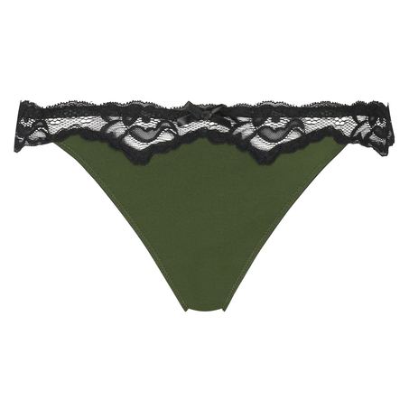 Secret Lace Thong, Green