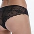 Invisible Lace Back Brazilian, Black