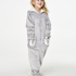 Fleece Onesie Kids, Gray