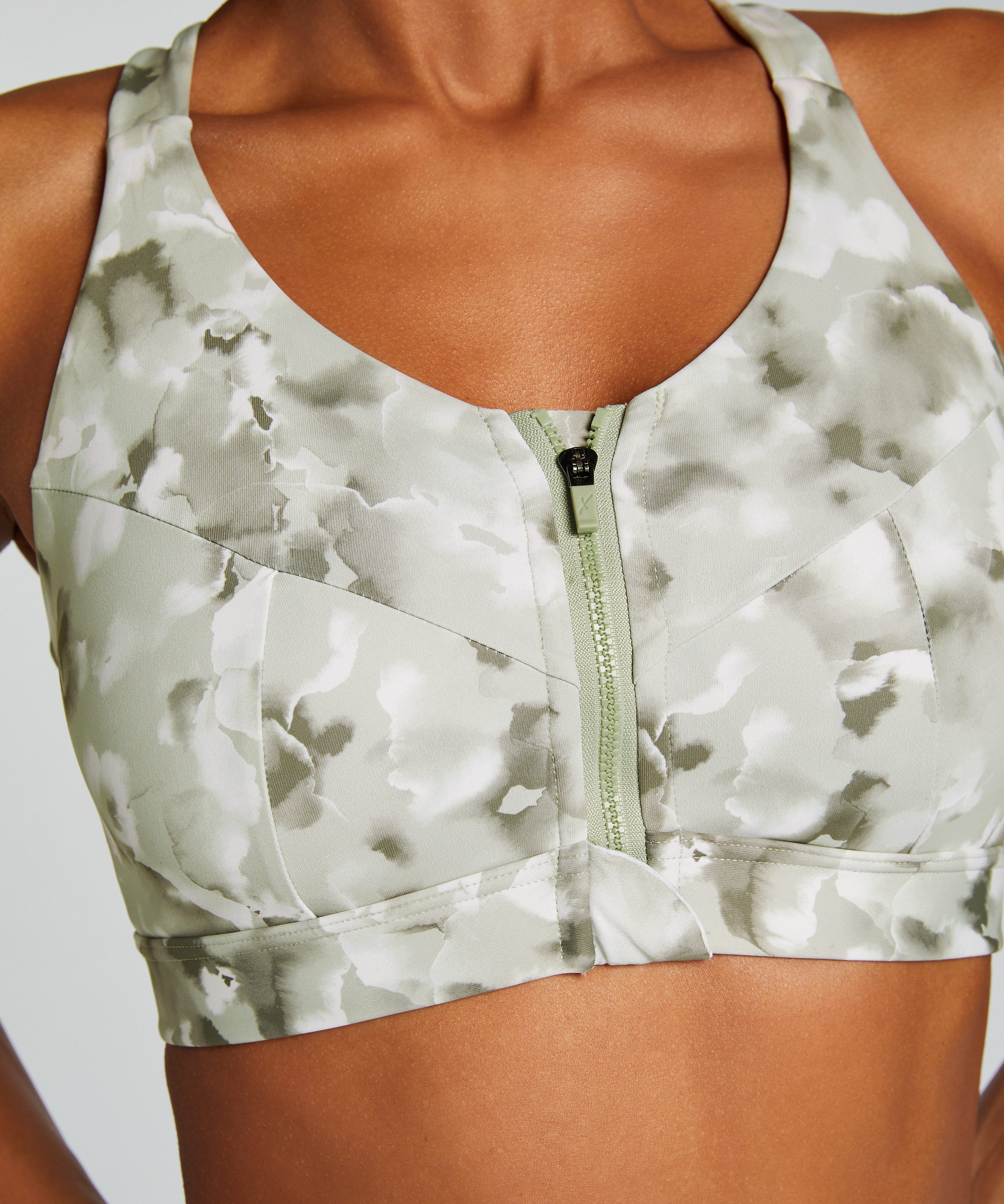 HKMX Sports bra The Pro Level 3, Green, main