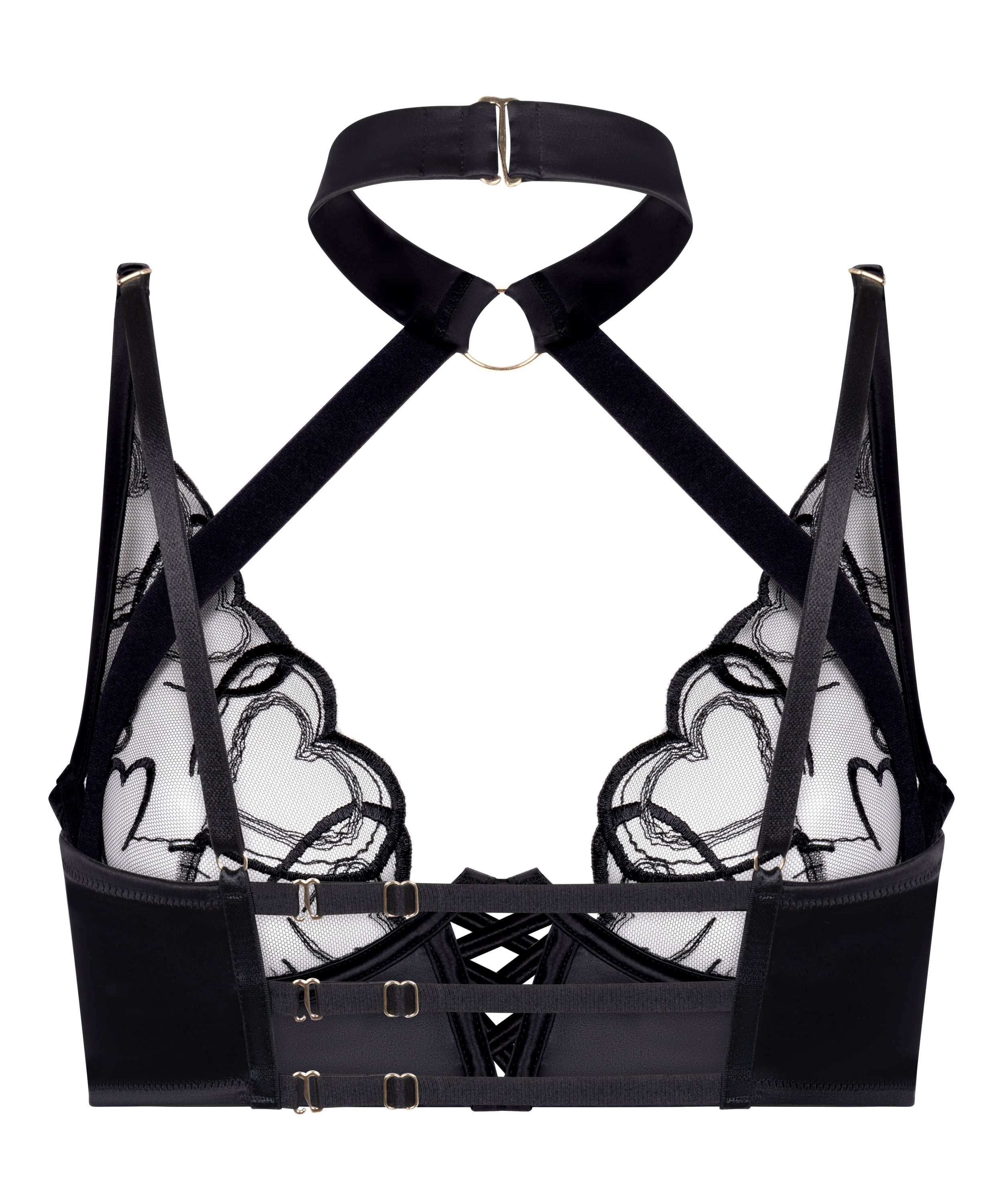 Olivia Non-Padded Underwired Bra, Black, main
