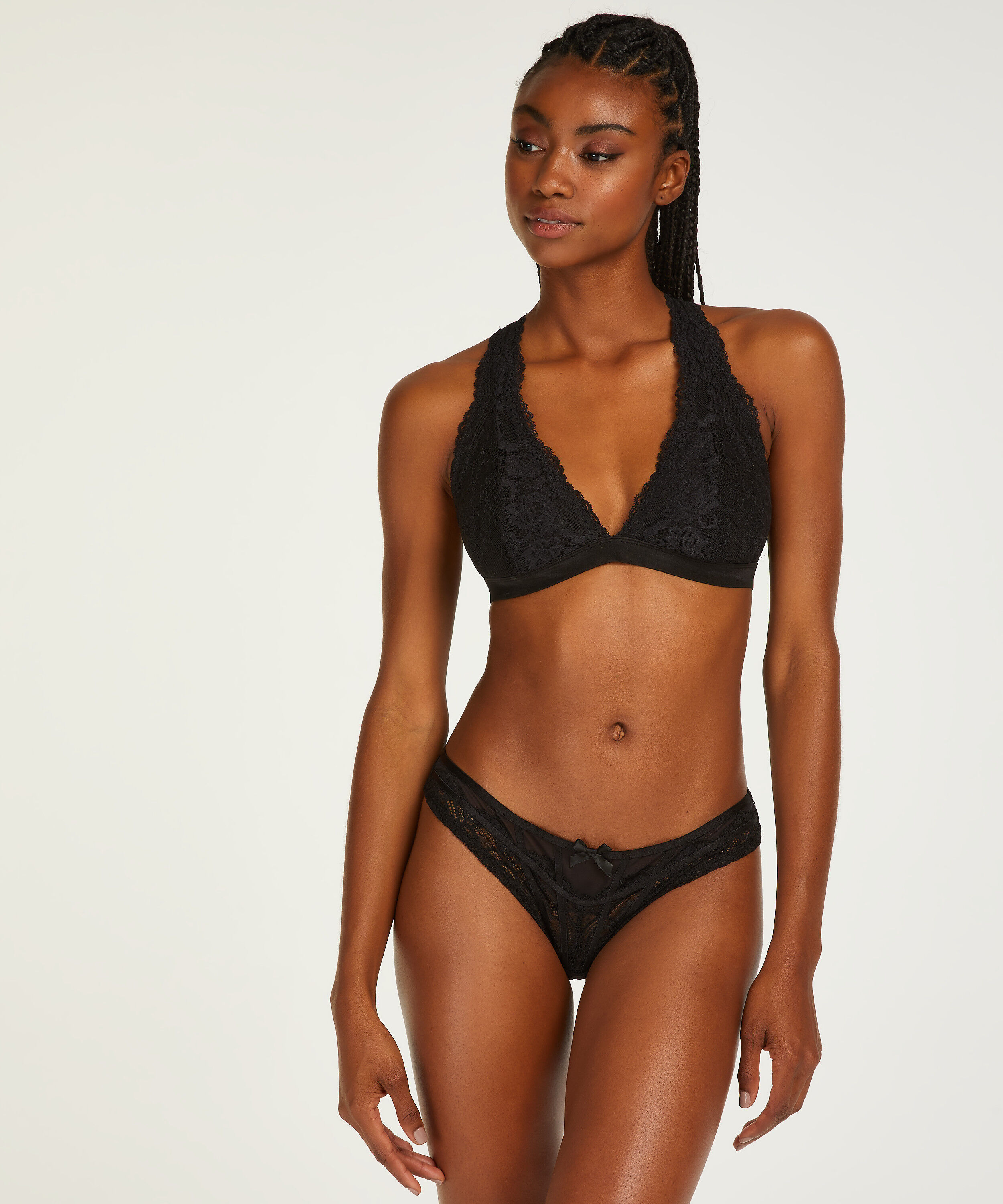 Arla High Leg Brazilian, Black