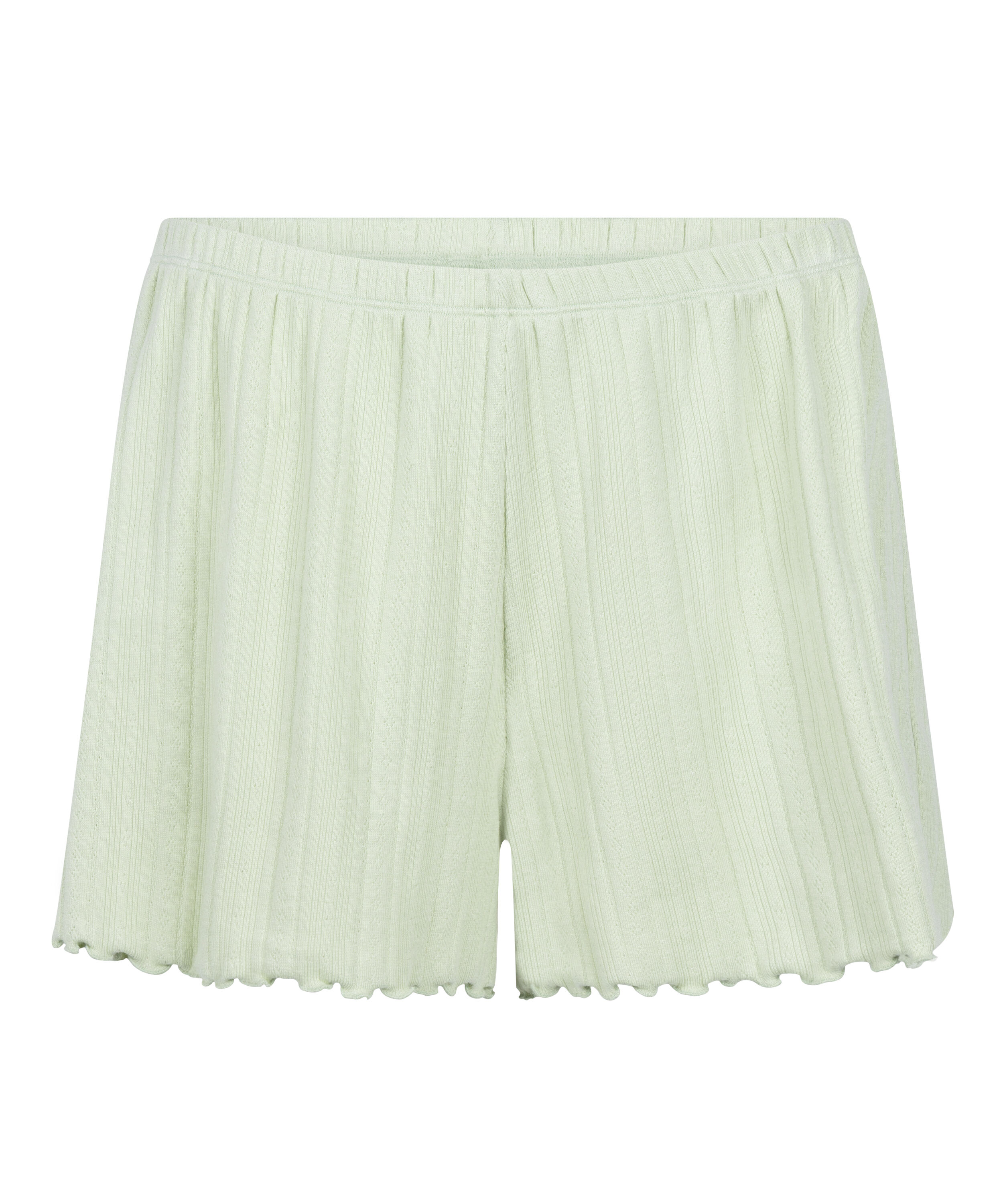 Short Pointelle, Green