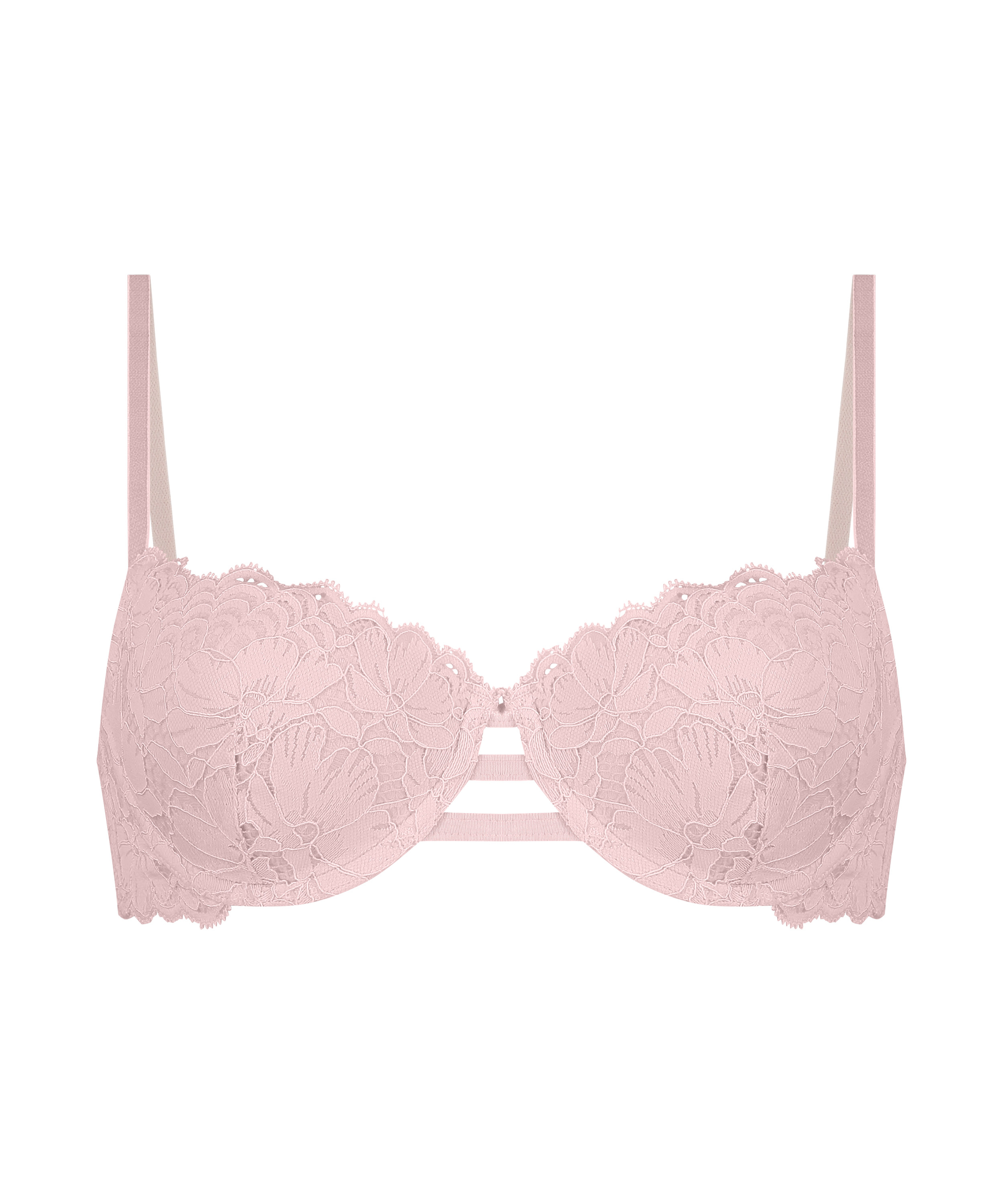 Andrea Padded Underwired Bra, Pink, main