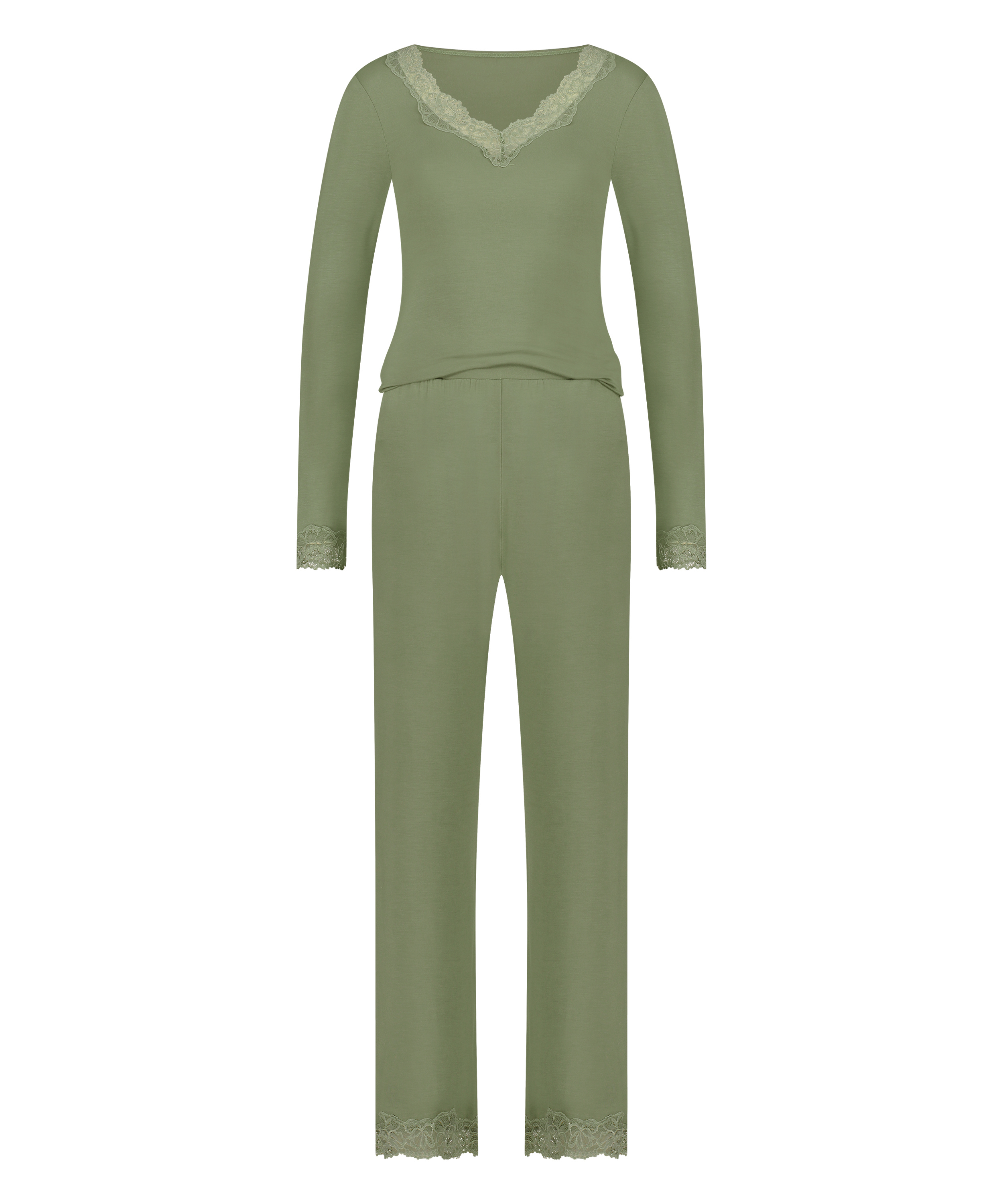 Pajama Set, Green, main