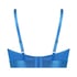 Pleasure Non-Padded Longline Underwired Bra, Blue