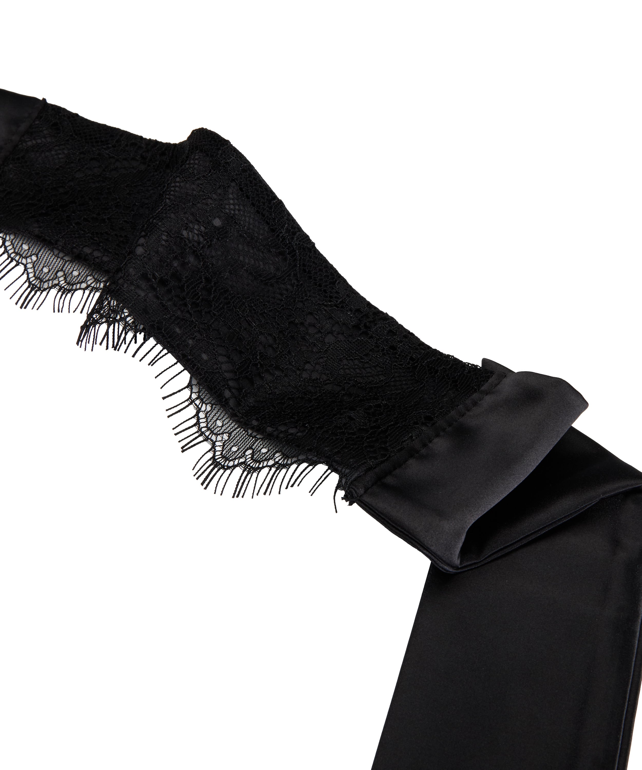 Lace Eyemask, Black, main