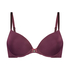 Plunge Padded Underwired Bra, Purple