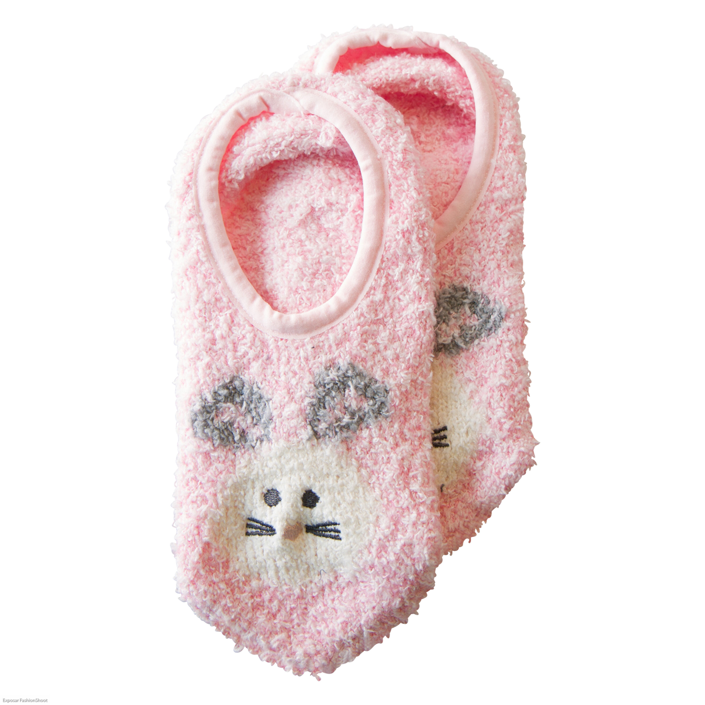 Slipper socks Animal, Pink