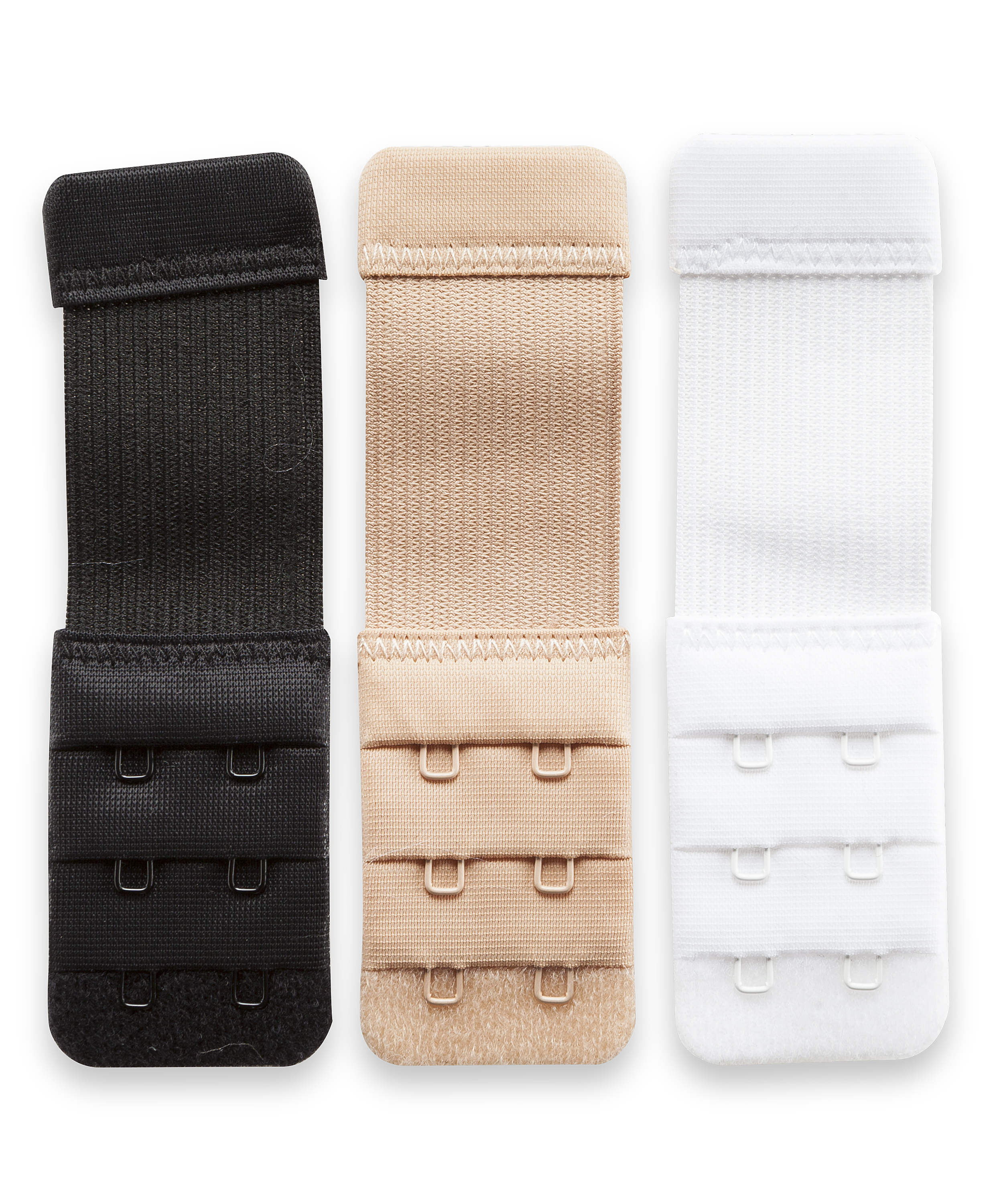 3-Pack Bra Extenders, White, main